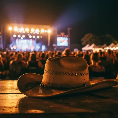 Cowboy hat at a western show.
